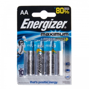 Батарейки алкалиновые LR06 Energizer Maximum (4шт)