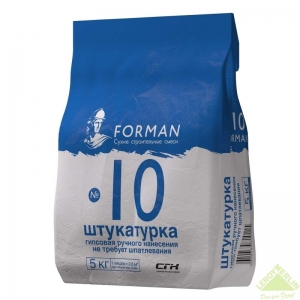 Штукатурная смесь  ФОРМАН 10,  5 кг