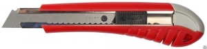 Нож ЗУБР "МАСТЕР"с выдвижнымм сегментированным лезвием 18мм