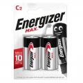 Батарейки алкалиновые LR14 Energizer MAX (2шт)