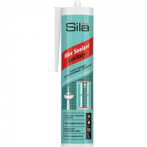 Герметик санитарный силиконовый белый SILA PRO MAX SEALANT 290 мл