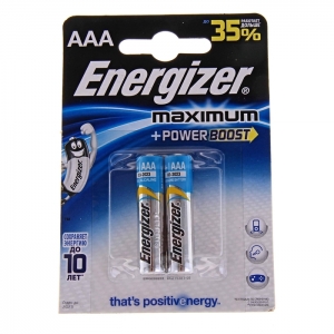 Батарейки алкалиновые LR03 Energizer Maximum (2шт)