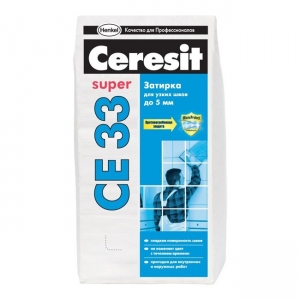 Затирка "Ceresit" СЕ33 (сереб-сер)2кг